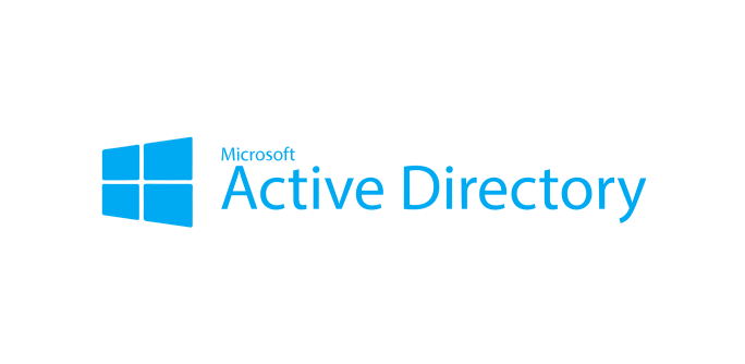 Microsoft Active Directory logo with the Windows emblem to the left.