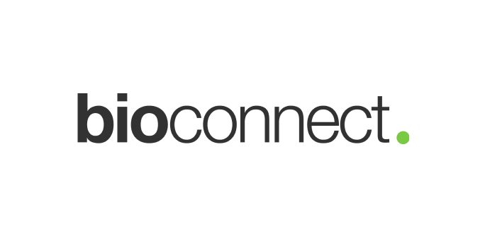 Bioconnect logo with black text and a small green dot at the end.