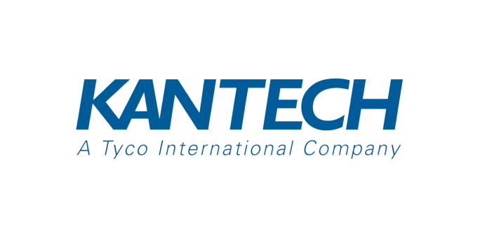 Kantech logo with the tagline A Tyco International Company underneath in blue text.